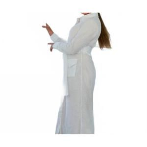 NEW ESTEEM COUTURE kylie button-down dress in ivory